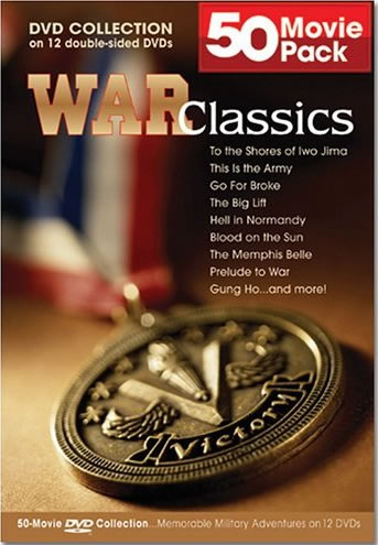 WAR Classics - 50 Movie Pack - DVD